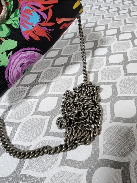 Authentic Gucci x George Kenneth Scott Dionysus Dionysus Wallet On Chain Multico - Picture 11 of 13